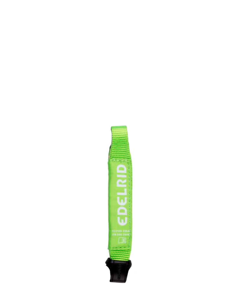 Nylon Quickdraw Sling Logo 15/22mm II 15cm, Neon Green