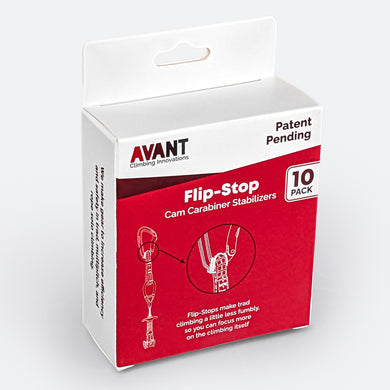 Flip-Stop Cam Carabiner Stabilizers