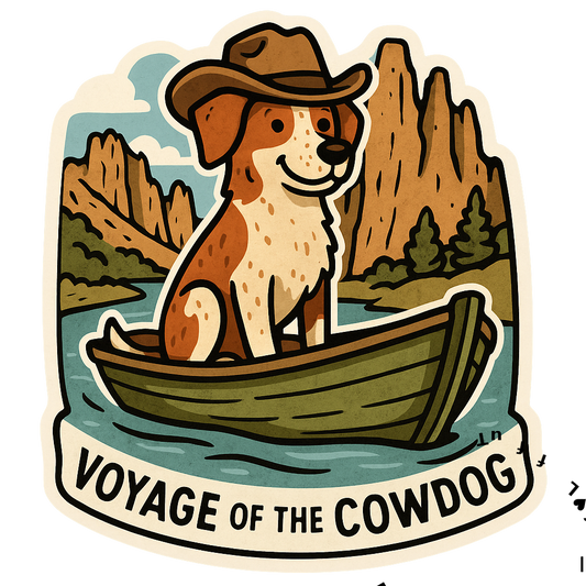 Voyage of the Cowdog Sticker